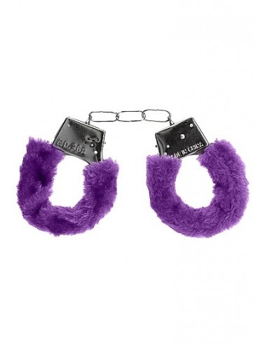 Kajdanki erotyczne Beginner"s Handcuffs Furry - Purple - Kajdanki erotyczne - 7