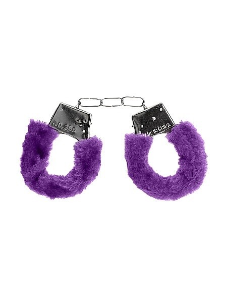 Kajdanki erotyczne Beginner"s Handcuffs Furry - Purple - Kajdanki erotyczne - 7