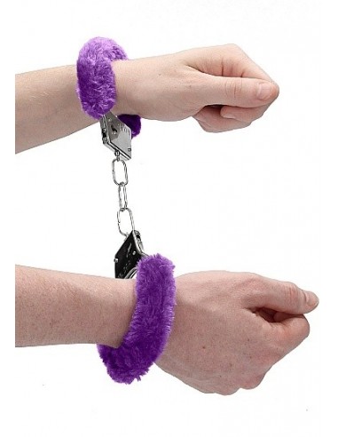 Kajdanki erotyczne Beginner"s Handcuffs Furry - Purple - Kajdanki erotyczne - 8