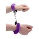 Kajdanki erotyczne Beginner"s Handcuffs Furry - Purple - 8