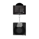 Kajdanki erotyczne Beginner"s Handcuffs Furry - Black - 3