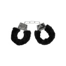 Kajdanki erotyczne Beginner"s Handcuffs Furry - Black - 7