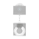 Kajdanki erotyczne Beginner"s Handcuffs Furry - White - 2
