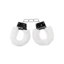 Kajdanki erotyczne Beginner"s Handcuffs Furry - White - 8