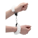 Kajdanki erotyczne Beginner"s Handcuffs Furry - White - 1