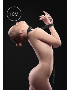 Lina do wiązania krępowania BDSM Kinbaku Rope - 10m - Black - Liny, sznury BDSM - 1 2