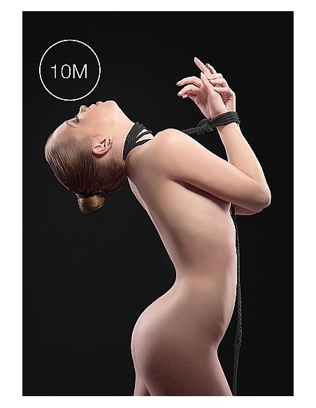 Lina do wiązania krępowania BDSM Kinbaku Rope - 10m - Black - Liny, sznury BDSM - 2