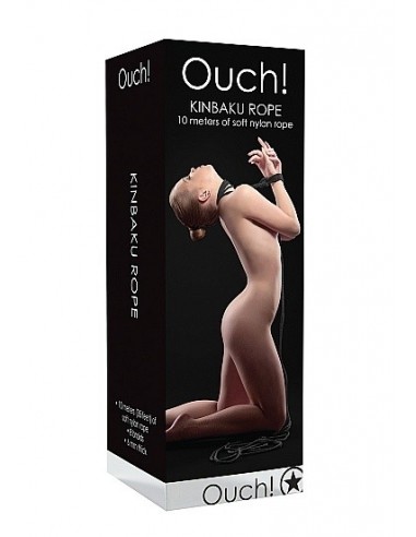 Lina do wiązania krępowania BDSM Kinbaku Rope - 10m - Black - Liny, sznury BDSM - 3