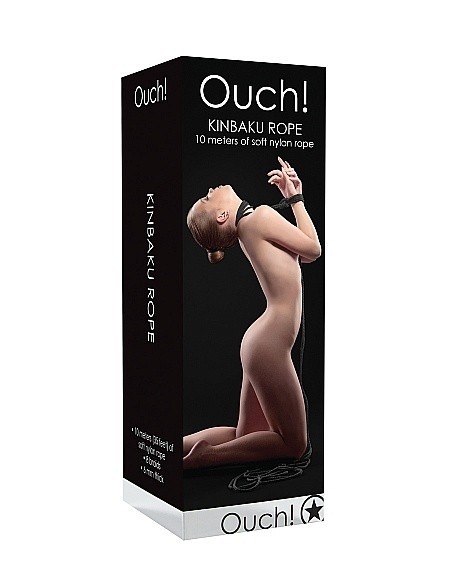 Lina do wiązania krępowania BDSM Kinbaku Rope - 10m - Black - Liny, sznury BDSM - 3