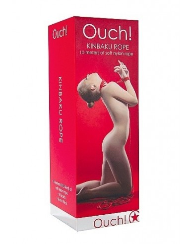 Lina do wiązania krępowania BDSM Kinbaku Rope - 10m - Red - Liny, sznury BDSM - 3