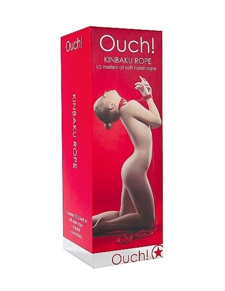 Lina do wiązania krępowania BDSM Kinbaku Rope - 10m - Red - Liny, sznury BDSM - 3