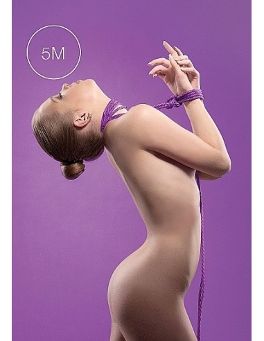 Lina do wiązania krępowania BDSM Kinbaku Rope - 5m - Purple - Liny, sznury BDSM - 2