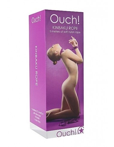 Lina do wiązania krępowania BDSM Kinbaku Rope - 5m - Purple - Liny, sznury BDSM - 3