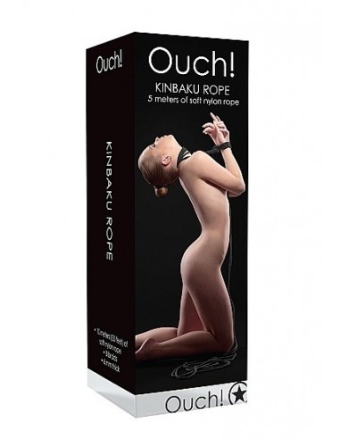 Lina do wiązania krępowania BDSM Kinbaku Rope - 5m - Black - Liny, sznury BDSM - 3