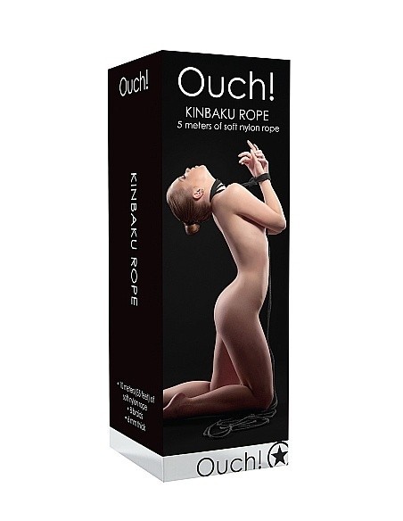 Lina do wiązania krępowania BDSM Kinbaku Rope - 5m - Black - Liny, sznury BDSM - 3