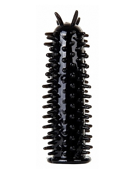 Nakładka Na Penisa Spiky Penis Extension - Black - Przedłużki i nakładki na penisa - 1