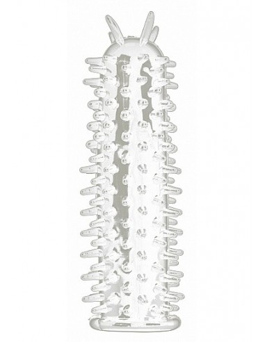 Nakładka Na Penisa Spiky Penis Extension - Transparent - Przedłużki i nakładki na penisa - 1