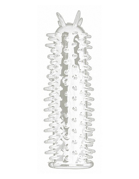 Nakładka Na Penisa Spiky Penis Extension - Transparent - Przedłużki i nakładki na penisa - 1