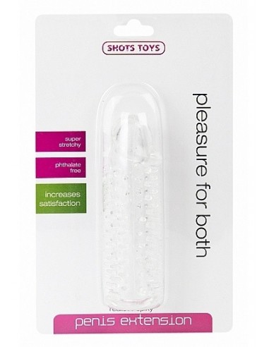 Nakładka Na Penisa Realistic Spikey Penis Extension - Transparent - Przedłużki i nakładki na penisa - 2