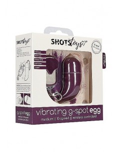 Bezprzewodowe jajeczko wibrujące G-Spot Egg - Medium - Purple - Wibratory Jajeczka - 1 2