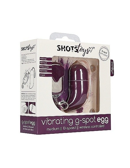 Bezprzewodowe jajeczko wibrujące G-Spot Egg - Medium - Purple - Wibratory Jajeczka - 2