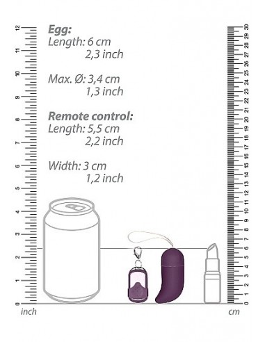 Bezprzewodowe jajeczko wibrujące G-Spot Egg - Medium - Purple - Wibratory Jajeczka - 3