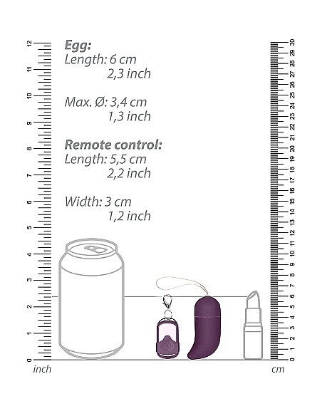 Bezprzewodowe jajeczko wibrujące G-Spot Egg - Medium - Purple - Wibratory Jajeczka - 3