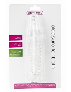 Wibrująca Nakładka Na Penisa Elephant Transparent - Przedłużki i nakładki na penisa - 1 2