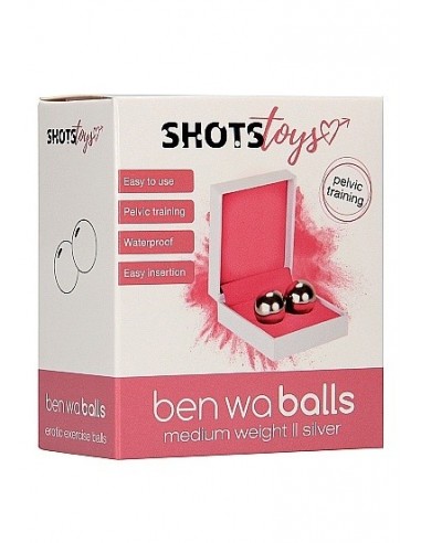 Metalowe Kulki Gejszy Ben Wa Balls - Średnie - Kulki Gejszy Podwójne i Pojedyncze - 3