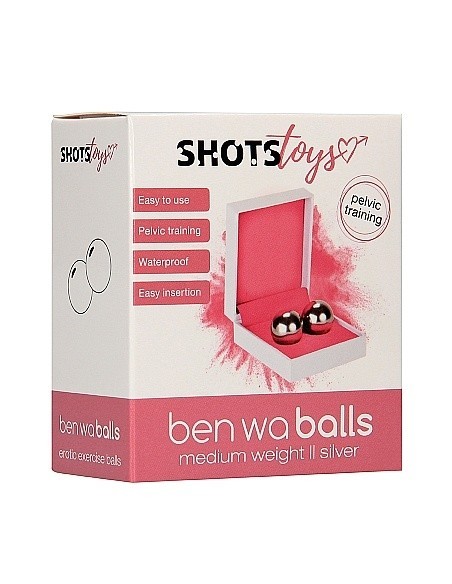 Metalowe Kulki Gejszy Ben Wa Balls - Średnie - Kulki Gejszy Podwójne i Pojedyncze - 3
