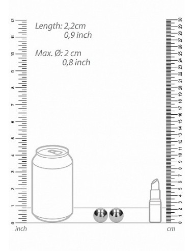 Metalowe Kulki Gejszy Ben Wa Balls - Średnie - Kulki Gejszy Podwójne i Pojedyncze - 4