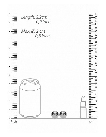 Metalowe Kulki Gejszy Ben Wa Balls - Średnie - Kulki Gejszy Podwójne i Pojedyncze - 4