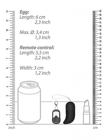 Bezprzewodowe jajeczko wibrujące G-Spot Egg - Medium - Black - Wibratory Jajeczka - 3