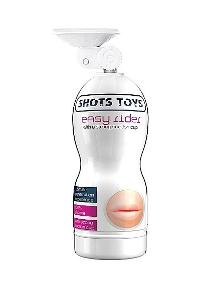 Masturbator Easy Rider Strong Suction Cup - Mouth - Masturbatory i Sztuczne pochwy - 1