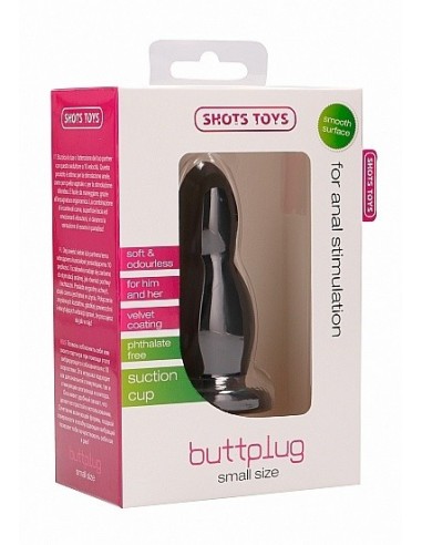 Wibrujący korek analny Buttplug - Small - Black - Kulki i korki analne wibrujące - 2