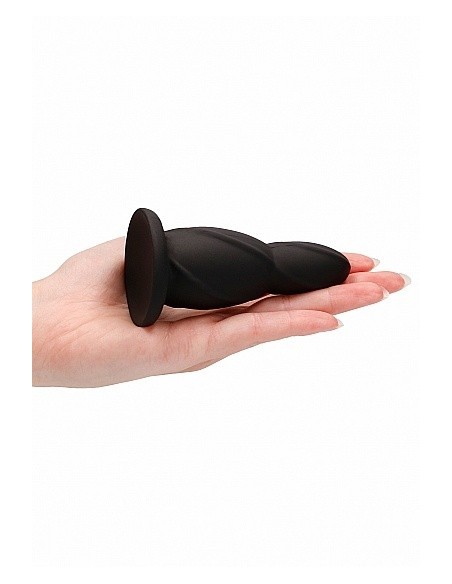Wibrujący korek analny Buttplug - Small - Black - Kulki i korki analne wibrujące - 6