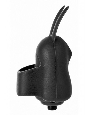 Wibrująca nakładka na palec Power Rabbit - Black - Nakładki na palce - 2