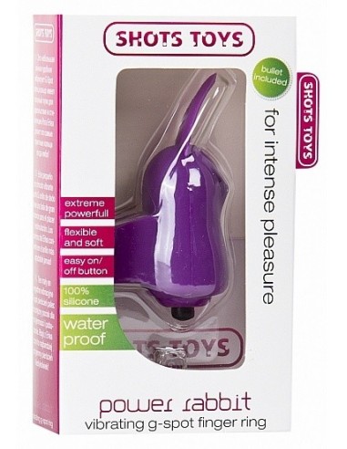 Wibrująca nakładka na palec Power Rabbit - Purple - Nakładki na palce - 3