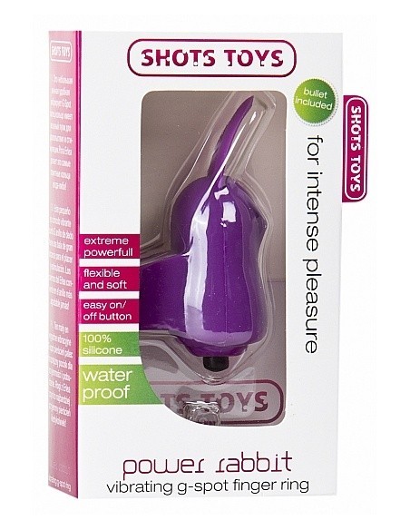 Wibrująca nakładka na palec Power Rabbit - Purple - Nakładki na palce - 3