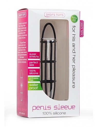 Nakładka Na Penisa Penis Sleeve - Black - Przedłużki i nakładki na penisa - 2