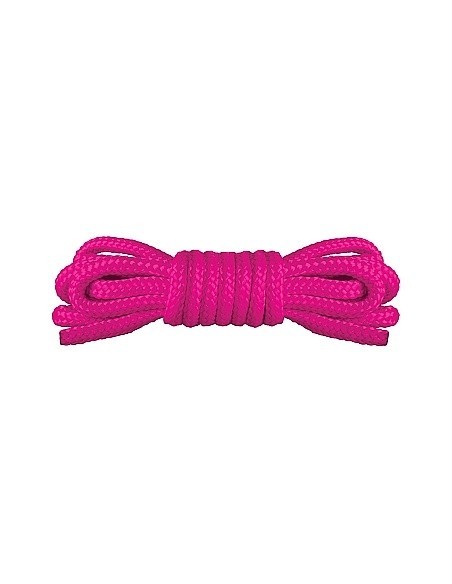 Japanese Mini Rope Lina do wiązania krępowania BDSM 1,5m Pink - Liny, sznury BDSM - 1
