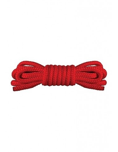 Japanese Mini Rope Lina do wiązania krępowania BDSM 1,5m Red - Liny, sznury BDSM - 1