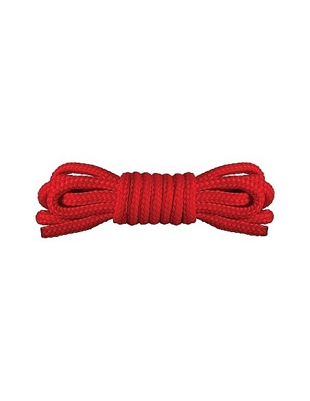 Japanese Mini Rope Lina do wiązania krępowania BDSM 1,5m Red - Liny, sznury BDSM - 1