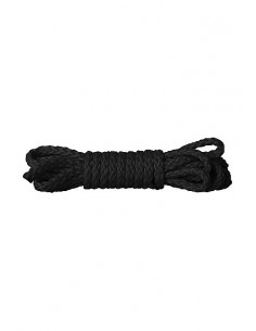 Lina do wiązania krępowania BDSM Kinbaku Mini Rope - 1,5m - Black - Liny, sznury BDSM - 1