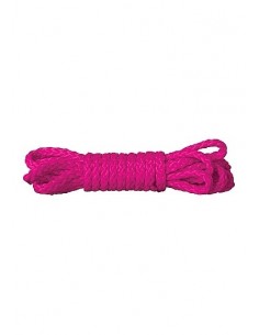 Lina do wiązania krępowania BDSM Kinbaku Mini Rope - 1,5m - Pink - Liny, sznury BDSM - 1