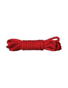 Lina do wiązania krępowania BDSM Kinbaku Mini Rope - 1,5m - Red - Liny, sznury BDSM - 1
