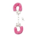 Kajdanki erotyczne Furry Handcuffs - Pink - 1