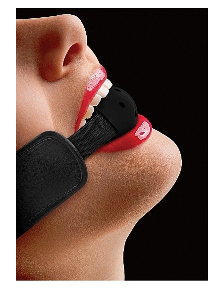 Knebel erotyczny Brace Ball Gag - Black - Kneble do ust - 2