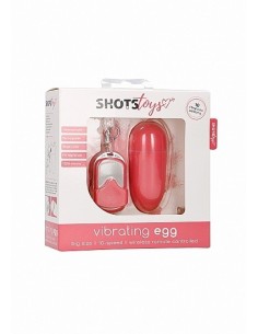 Bezprzewodowe jajeczko wibrujące 10 Speed - Big - Pink - Wibratory Jajeczka - 1 2