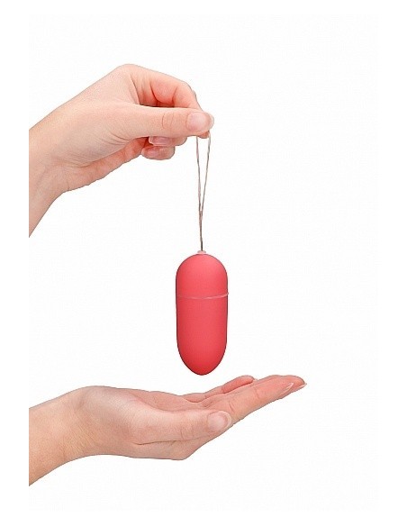 Bezprzewodowe jajeczko wibrujące 10 Speed - Big - Pink - Wibratory Jajeczka - 9